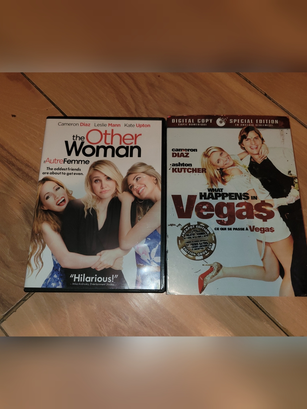 DVD Bundle - Cameron Diaz Fans? — The Other Woman & What Happens in Vegas